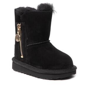 UGG Toddlers Bailey Zip Short Boots Black Size 11C